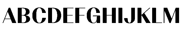 BSResortClassic Heavy Instance Font UPPERCASE