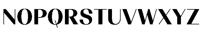 BSResortClassic Heavy Instance Font UPPERCASE