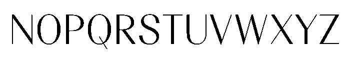BSResortClassic Light Instance Font UPPERCASE