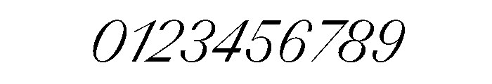 BSResortClassic LightSuperItalic Instance Font OTHER CHARS