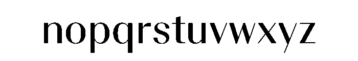 BSResortClassic Medium Instance Font LOWERCASE