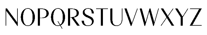 BSResortClassic Regular Instance Font UPPERCASE