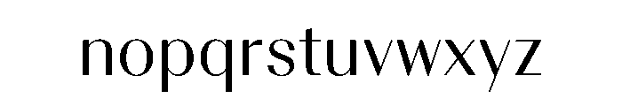 BSResortClassic Regular Instance Font LOWERCASE