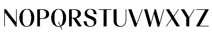 BSResortClassic Semibold Instance Font UPPERCASE