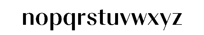 BSResortClassic Semibold Instance Font LOWERCASE
