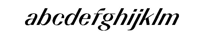 BSResortClassic SemiboldSuperItalic Instance FONT
