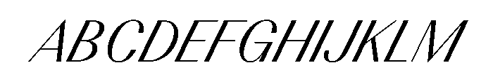 BSResortClassic SuperItalic Instance Font UPPERCASE