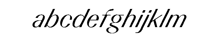 BSResortClassic SuperItalic Instance FONT