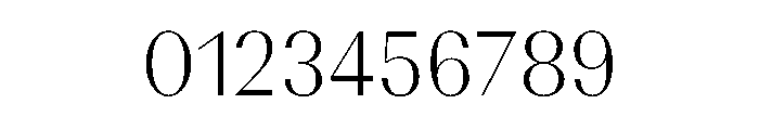 BSResortClassic Thin Instance Font OTHER CHARS