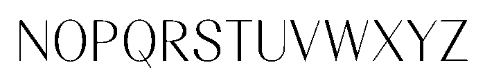 BSResortClassic Thin Instance Font UPPERCASE