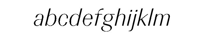 BSResortClassic ThinItalic Instance FONT