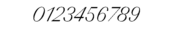 BSResortClassic ThinSuperItalic Instance Font OTHER CHARS