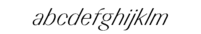 BSResortClassic ThinSuperItalic Instance FONT