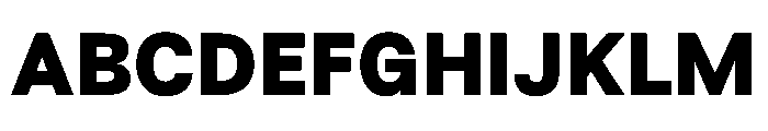 BSResortSans Black Instance Font UPPERCASE