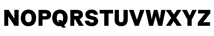 BSResortSans Black Instance Font UPPERCASE