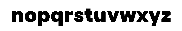 BSResortSans Black Instance Font LOWERCASE