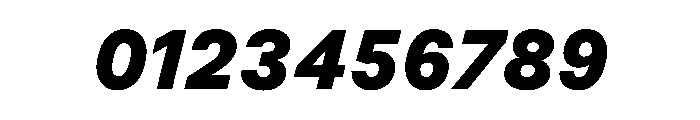 BSResortSans BlackItalic Instance Font OTHER CHARS