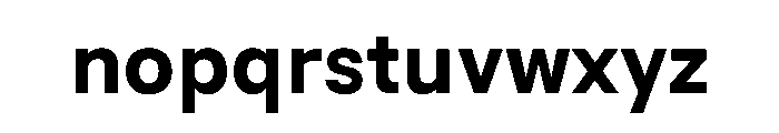 BSResortSans Bold Instance Font LOWERCASE