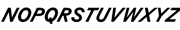 BSResortSans BoldSuperItalic Instance Font UPPERCASE