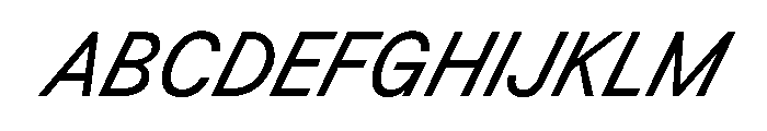 BSResortSans BookSuperItalic Instance Font UPPERCASE