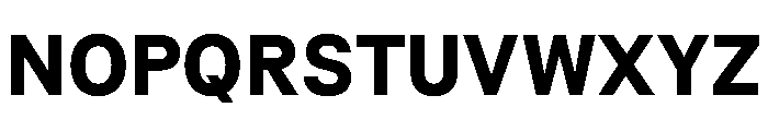 BSResortSans Extrabold Instance Font UPPERCASE