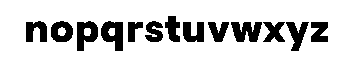 BSResortSans Heavy Instance Font LOWERCASE