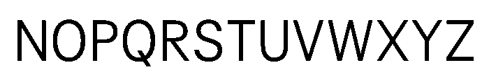 BSResortSans Light Instance Font UPPERCASE