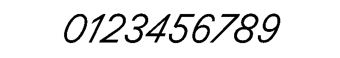 BSResortSans LightSuperItalic Instance Font OTHER CHARS
