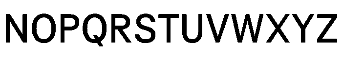 BSResortSans Medium Instance Font UPPERCASE