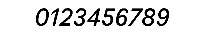 BSResortSans MediumItalic Instance Font OTHER CHARS