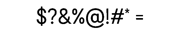 BSResortSans Regular Instance Font OTHER CHARS