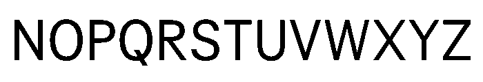 BSResortSans Regular Instance Font UPPERCASE