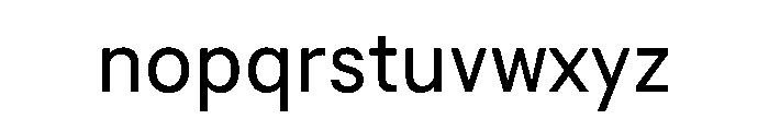 BSResortSans Regular Instance Font LOWERCASE