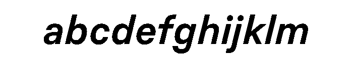 BSResortSans SemiBoldItalic Instance FONT