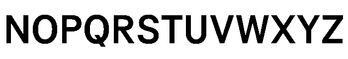 BSResortSans Semibold Instance Font UPPERCASE