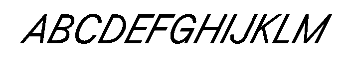 BSResortSans SuperItalic Instance Font UPPERCASE