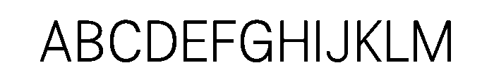 BSResortSans Thin Instance Font UPPERCASE
