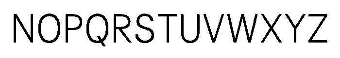 BSResortSans Thin Instance Font UPPERCASE