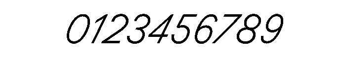 BSResortSans ThinSuperItalic Instance Font OTHER CHARS