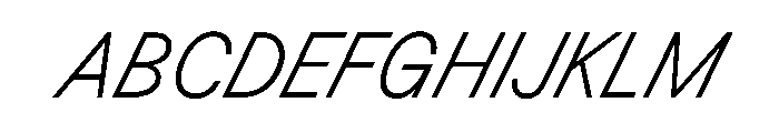BSResortSans ThinSuperItalic Instance Font UPPERCASE