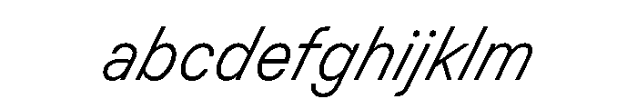 BSResortSans ThinSuperItalic Instance FONT