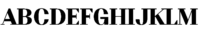 BSResortSerif Black Instance Font UPPERCASE