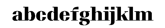 BSResortSerif Black Instance FONT