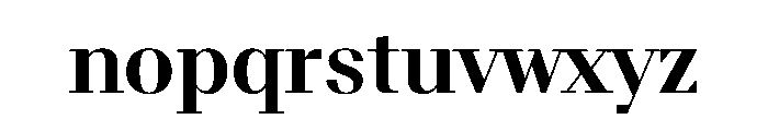BSResortSerif Bold Instance Font LOWERCASE