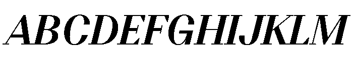 BSResortSerif BoldItalic Instance Font UPPERCASE
