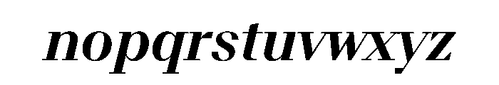 BSResortSerif BoldItalic Instance Font LOWERCASE