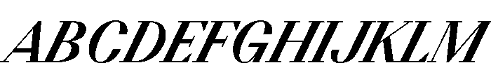 BSResortSerif BoldSuperItalic Instance Font UPPERCASE