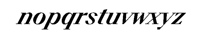 BSResortSerif BoldSuperItalic Instance Font LOWERCASE