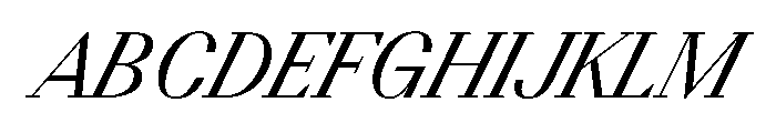 BSResortSerif BookSuperItalic Instance Font UPPERCASE