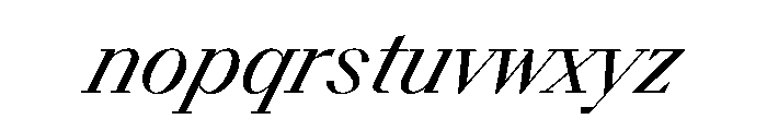 BSResortSerif BookSuperItalic Instance Font LOWERCASE